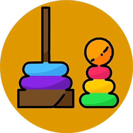 Jouets bois cercle